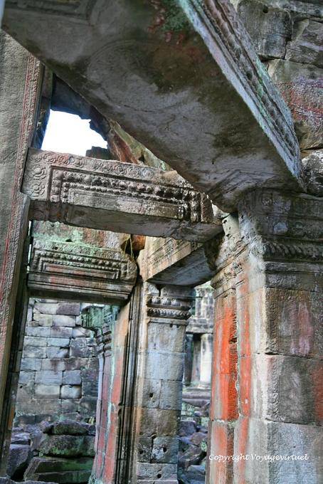 Arquitetura complexa Preah Khan, Angkor, Camboja