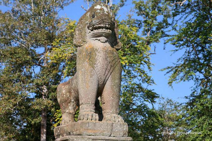 Guarda Lion, Srah Srang, Angkor, Camboja