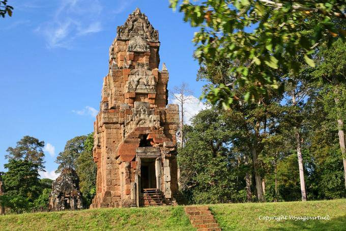 Angkor Thom Prasat Chrung (pequeno templo), Angkor, Camboja