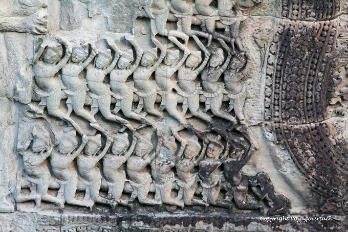 Dançarinas celestiais Frísia, Angkor Wat, Angkor, Camboja