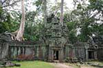 Gopura Porta, Ta Prohm, Camboja.
