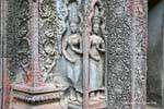 Devatas esculpida Ta Prohm-, Camboja.