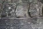 Budista lidera Bayon Angkor Thom, Camboja.