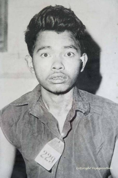 O medo nos olhos, Museu do Genocídio, Phnom Penh - Camboja