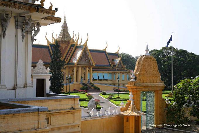 A entrada de Prasat Khemarin ou ter prazer em Khmer rei, Phnom Penh - Camboja