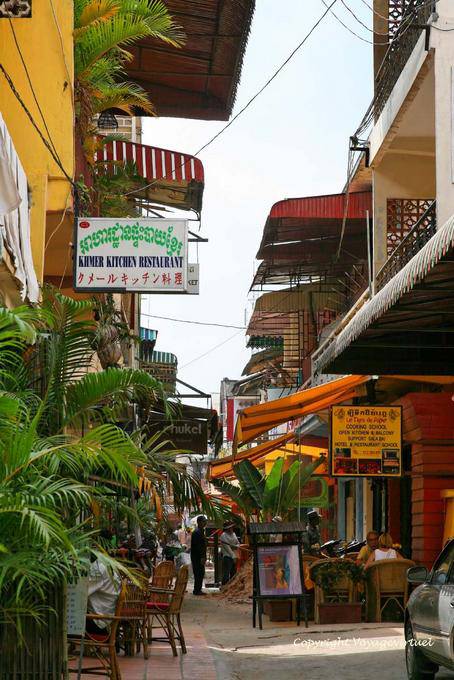 Ruelle tigre de papel de rua a 8, Siem Reap - Camboja
