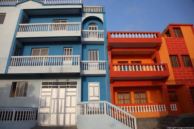 Fogo, São Filipe, a vida moderna - Cabo Verde