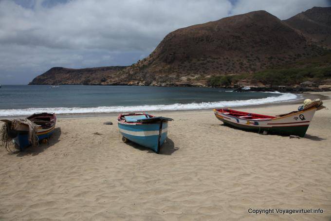 Santiago, barcos de pesca Tarrafal - Cabo Verde