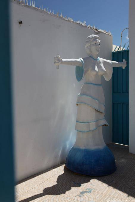 São Vicente, Mindelo, mulher quintal - Cabo Verde