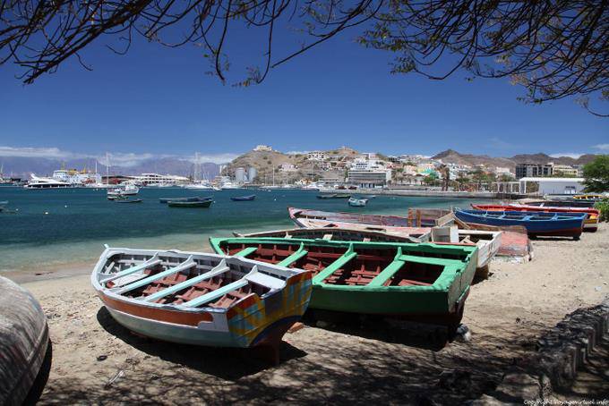 São Vicente, porto de pesca, Mindelo, vista geral - Cabo Verde