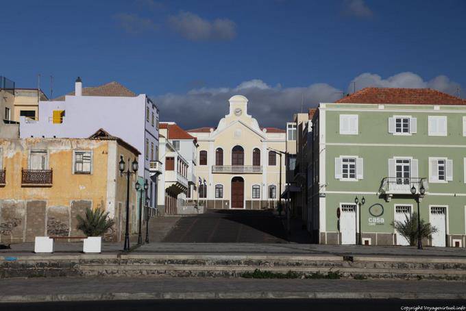 São Vicente, praca Aurelio Goncalves, edifício oficial, Mindelo - Cabo Verde