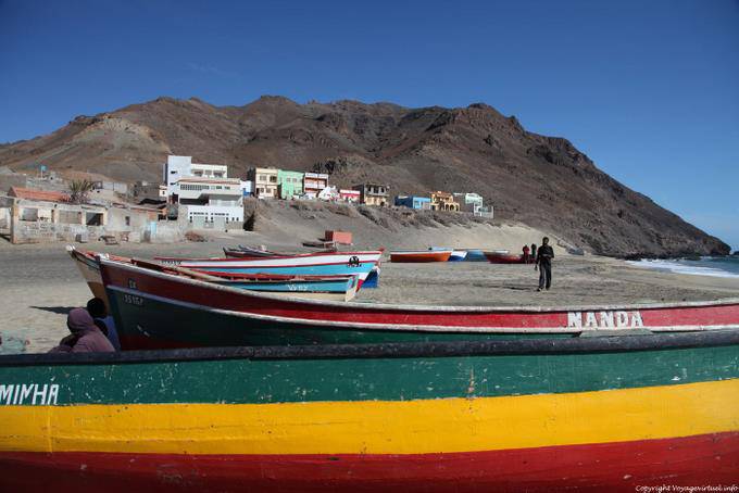 São Vicente, São Pedro, vista da praia - Cabo Verde