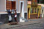 Santiago, Cidade Velha, a discussão rue, Cabo Verde.