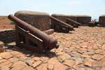 Santiago, Cidade Velha, cânones da Fortaleza Real de San Felipe, Cabo Verde.