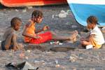 Santiago, Puerto Gouveia, jogos infantis, Cabo Verde.