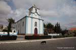 Santiago, Tarrafal igreja no centro, Cabo Verde.