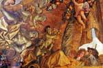 Pintura em detalhe esquecido lugar em Versalhes