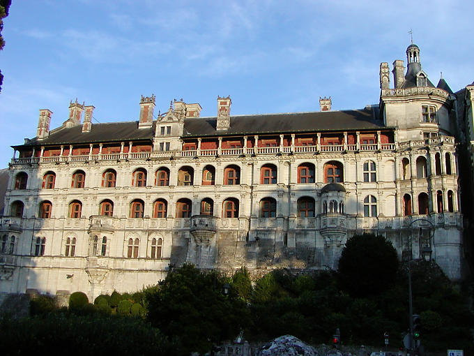 Blois, Renaissance ala do castelo, França.