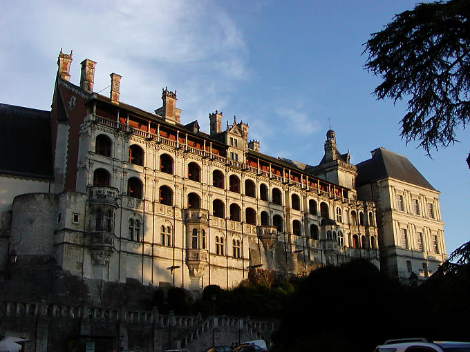 Fachada da asa François I, Chateau de Blois, França.