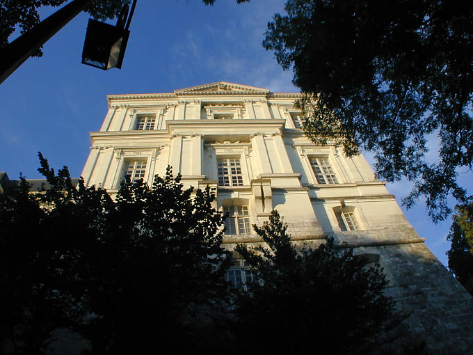 Château de Blois, vista lateral externa, França.