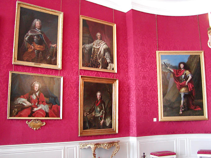 Tabelas de reis, Castelo de Chambord, França.