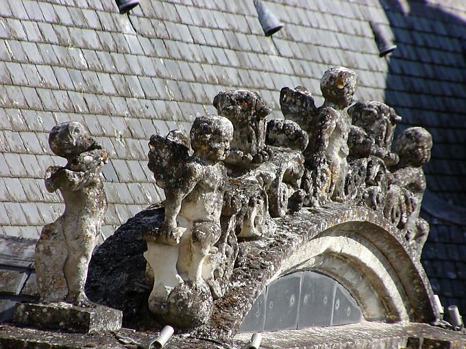 Putti, pouco amor nu, Chambord, França.
