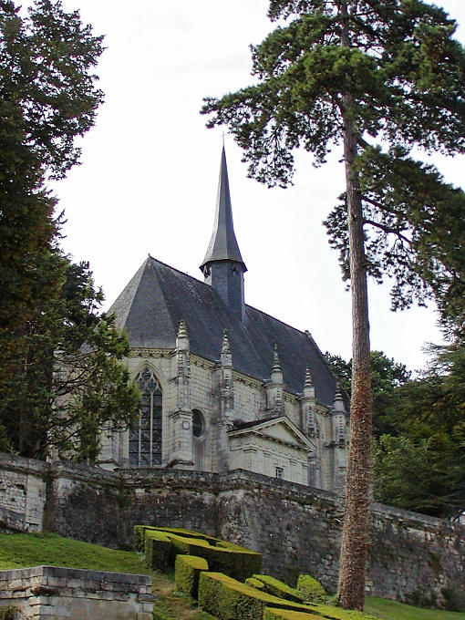 Collegiate Sainte-Anne, Rigny-Ussé, França.