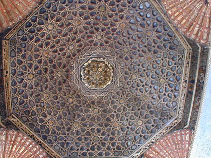 Teto Moorish (Palácio dos Duques de Maqueda, Toledo), Villandry, França.