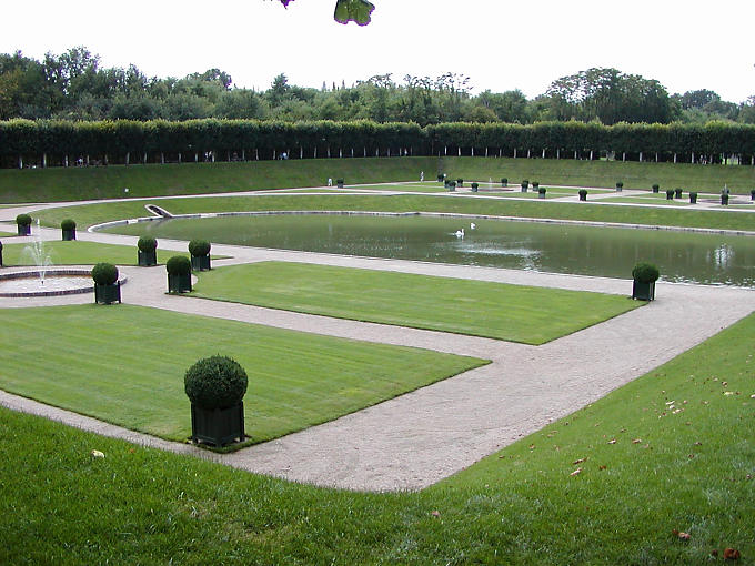 O jardim da água, Château de Villandry, França.