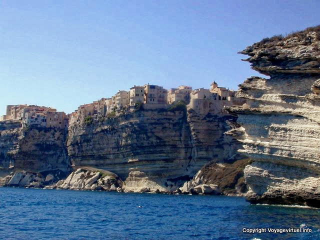 Casas penduradas, Bonifacio, Corsica