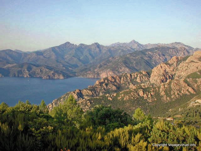 Panorama do Golfo do Porto, Corsica
