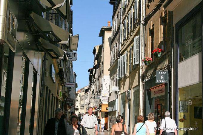 AviPlace of Change, rua de pedestres, Avignon, Provença, França