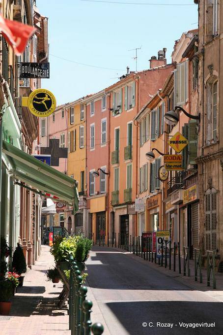 Fréjus, a pé na cidade, Provença, França