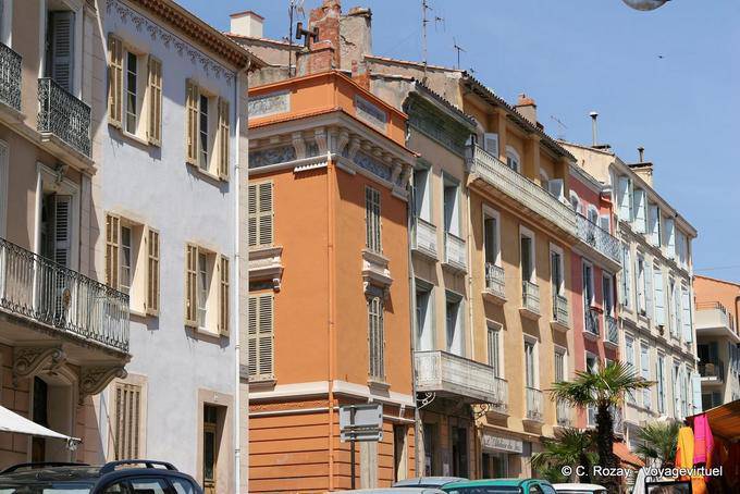 Fréjus Rua Desaugiers, Provença, França