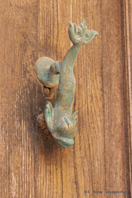Saint-Tropez, porta em forma de peixe impressionante, Provença, França