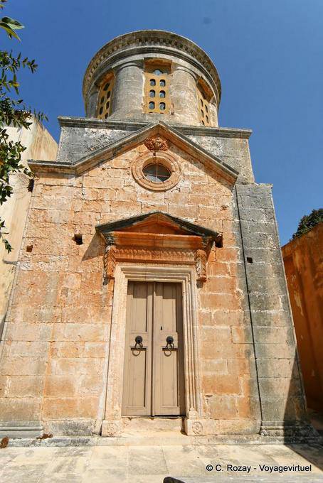 Jagarolon de Agia Triada, a biblioteca - Creta, Grécia