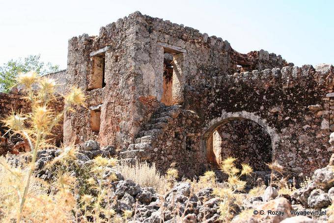Casa típica de Creta, Aradena - Creta, Grécia