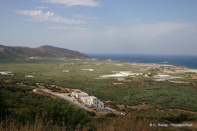 Culturas na planície de Falasarna - Creta, Grécia