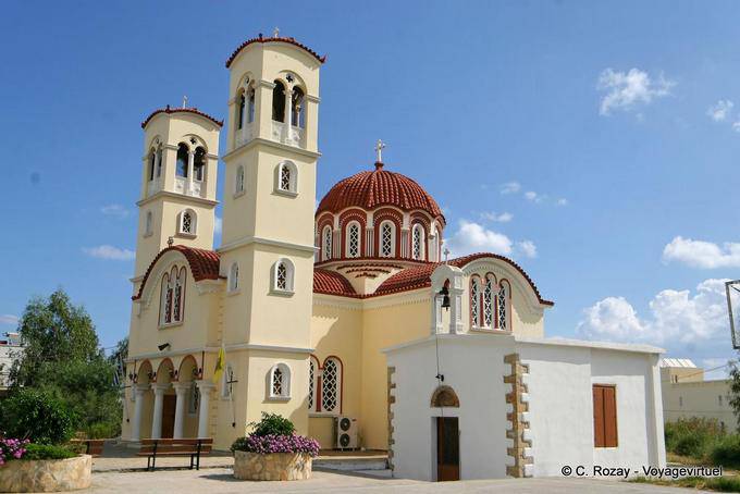 A Igreja Ortodoxa Georgioupoli - Creta, Grécia