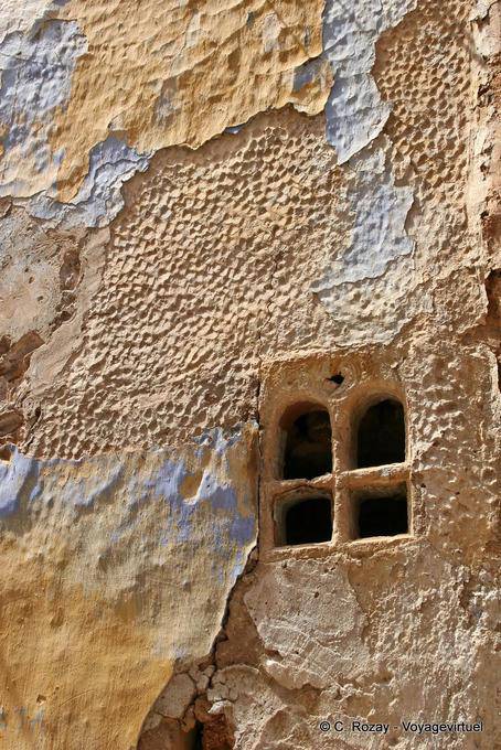 Leprosos parede com antiguidade de ventilação, Chania (Chania τα Χανιά) - Creta, Grécia