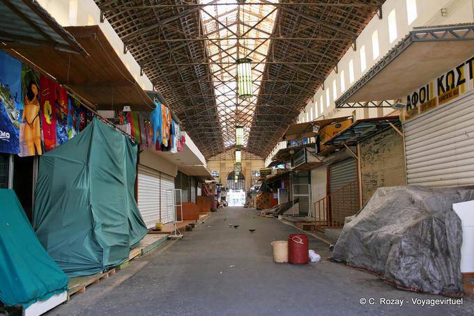 Mercado coberto de Chania - Creta, Grécia