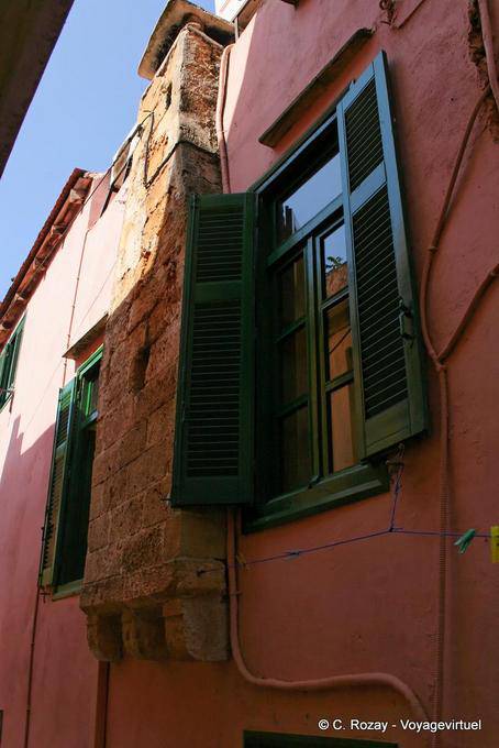 Lareira ao ar livre antigo, Chania - Creta, Grécia