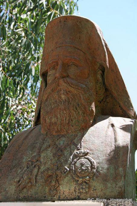 Busto de homem Santa Ortodoxa, Ierapetra - Creta, Grécia