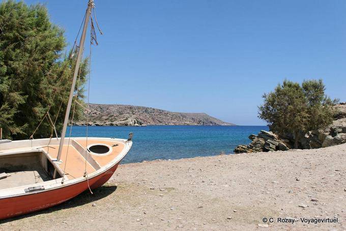 No canto de Palekastro Itanos Lasithi - Creta, Grécia