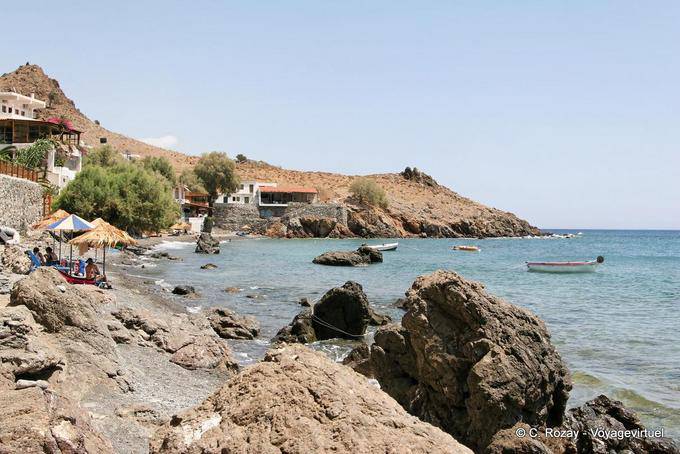 Diskos lado para Lentas - Creta, Grécia