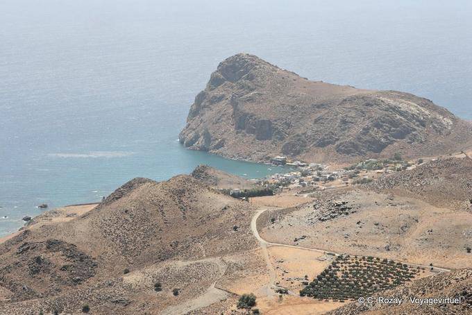 Lentas panorama da montanha - Creta, Grécia