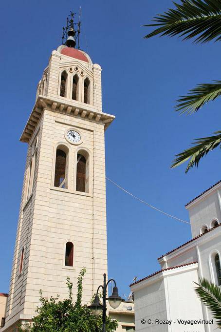 Rethymnon, a torre do sino da Catedral - Creta, Grécia