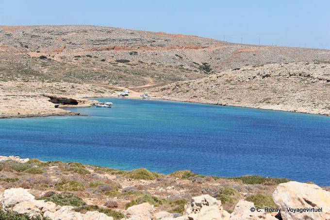 Vai Kiriamadi, pequena baía do Cabo Sideros - Creta, Grécia