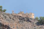 Ruínas da fortaleza turca Agia Roumeli, Creta.
