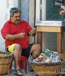 Linha de pesca para desvendar, Aghios Nikolaos, Creta.